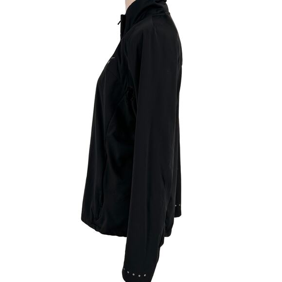 Nike Shield Running Black Full Zip Up Jacket Size Large - Picture 5 of 10